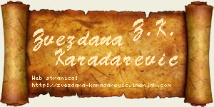 Zvezdana Karadarević vizit kartica